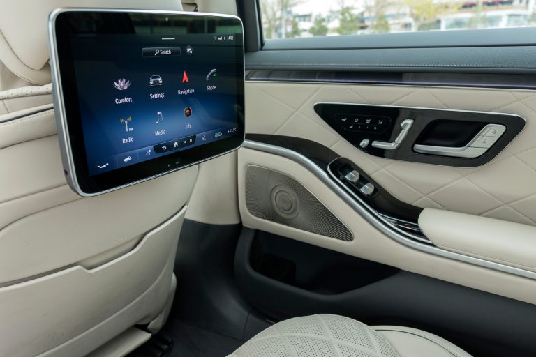 Mercedes-Benz S-Class is a series of luxury flagship vehicles produced by the German automaker Mercedes-Benz. Mercedes S 400 d has luxury interior design.